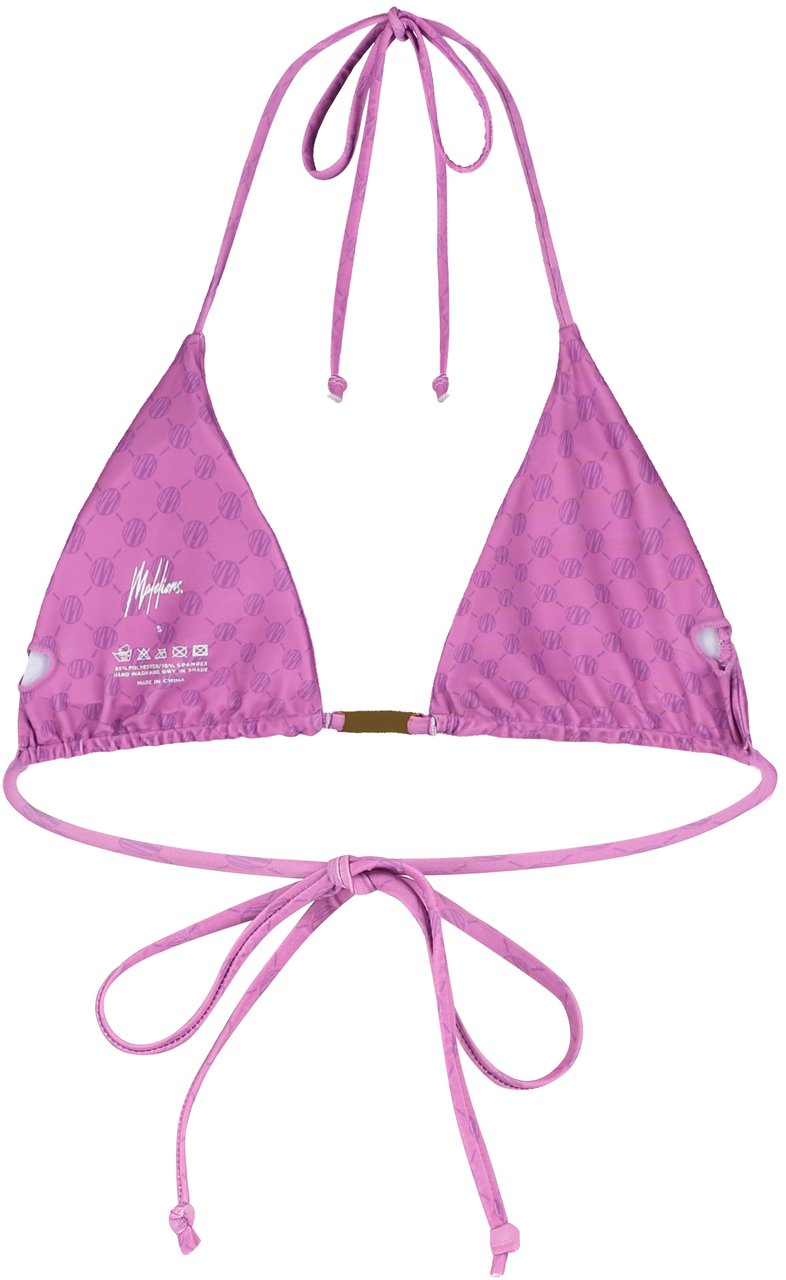 Malelions Malelions Women Tara Monogram Bikini Top Divers