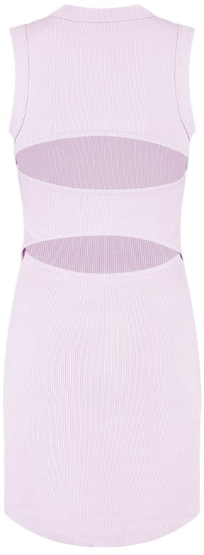 Malelions Malelions Women Signature Cut-Out Dress Paars