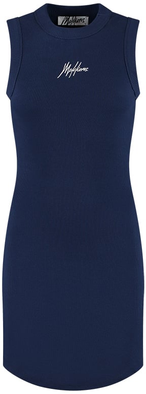Malelions Malelions Women Signature Cut-Out Dress Blauw