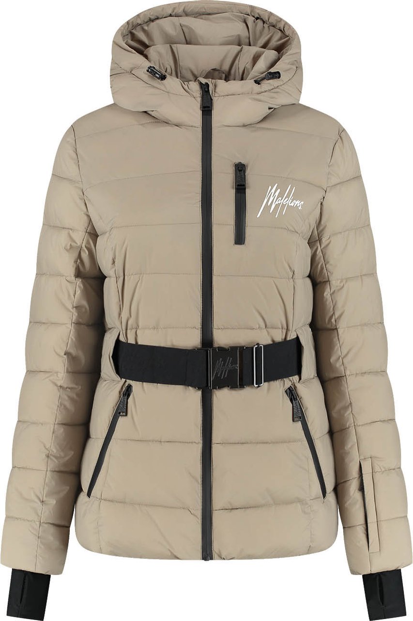 Malelions Malelions Women Ski Nordic Jacket Taupe