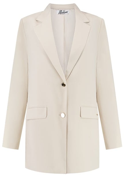 Malelions Malelions Women Oversized Blazer Grijs