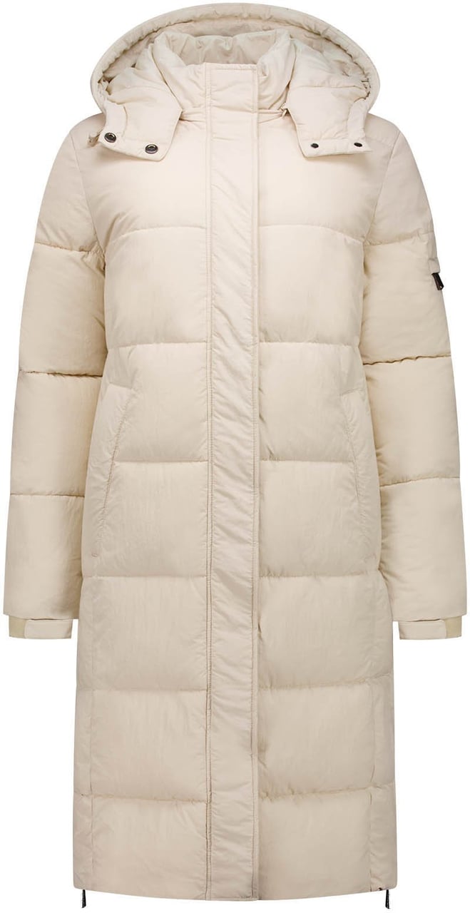 Malelions Malelions Women Signature Long Puffer Jacket Wit