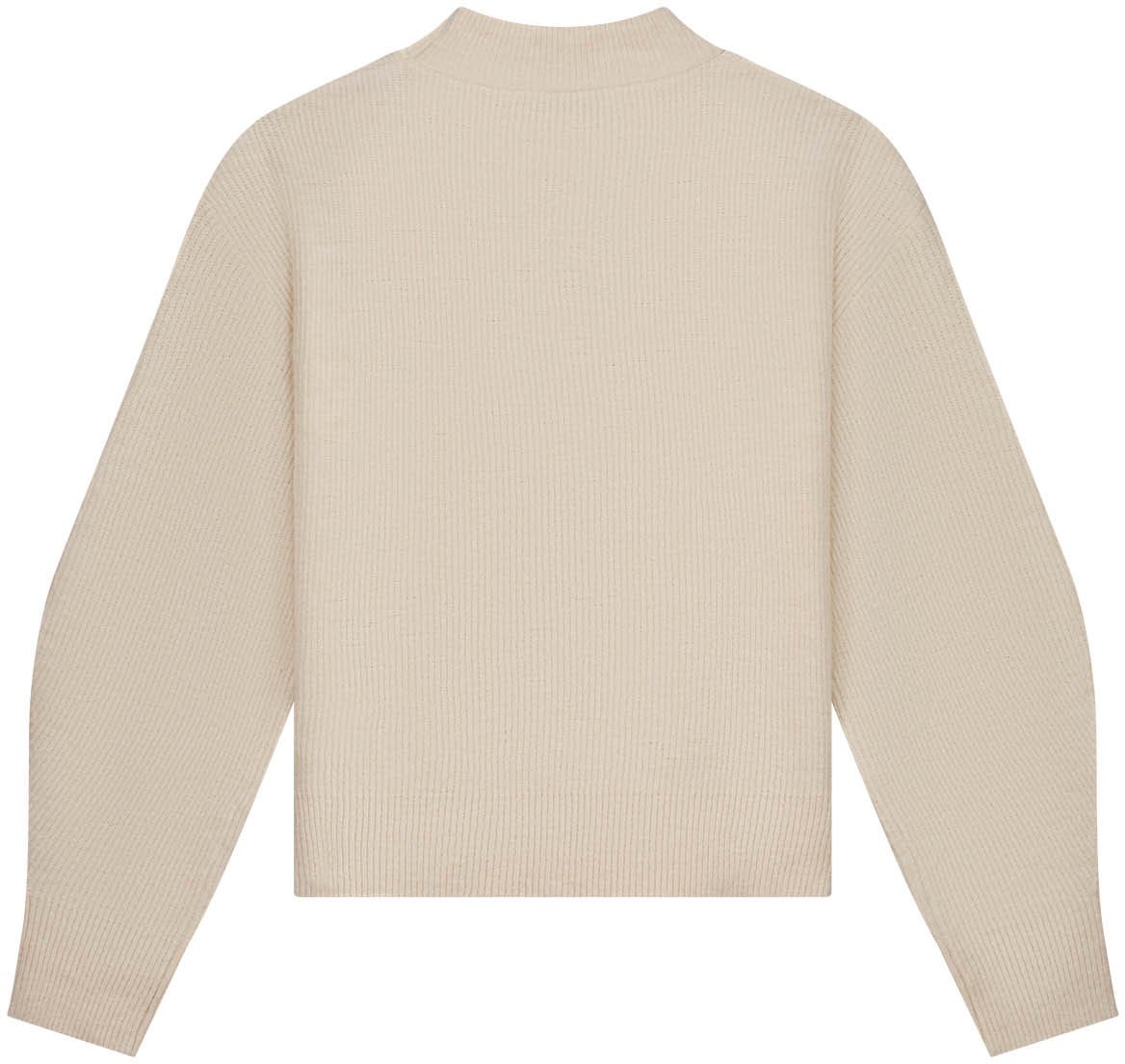 Malelions Malelions Women Embroidered Knit Sweater Beige