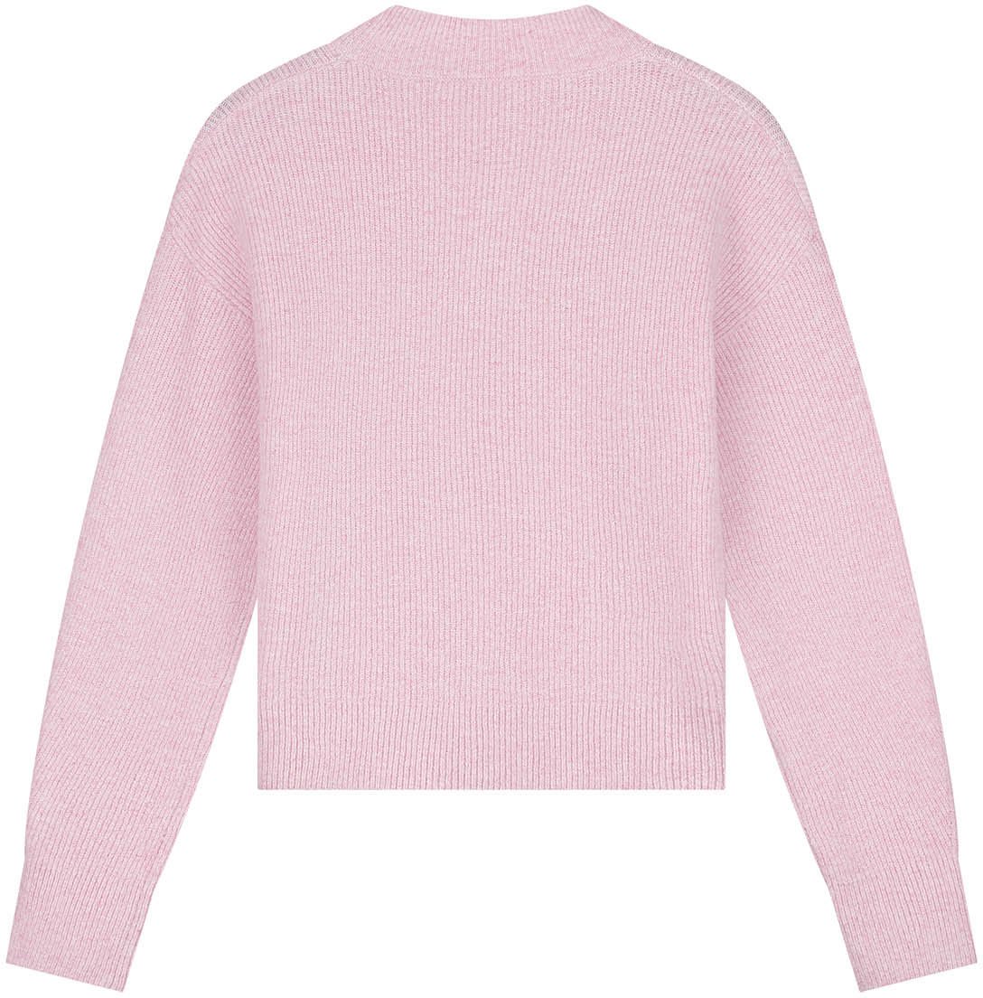 Malelions Malelions Women Embroidered Knit Sweater Roze