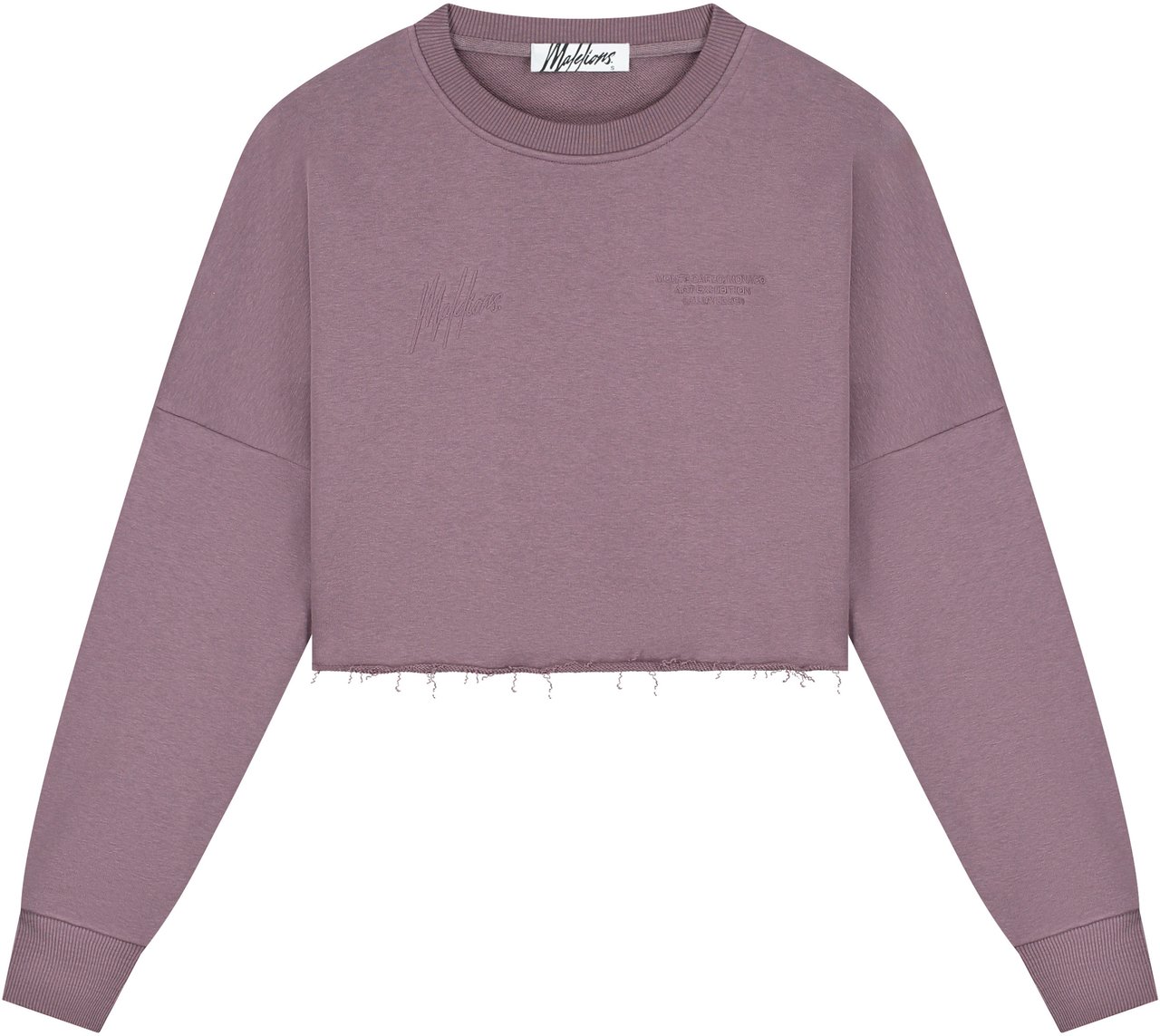 Malelions Malelions Women Cropped Gallery Sweater Grijs
