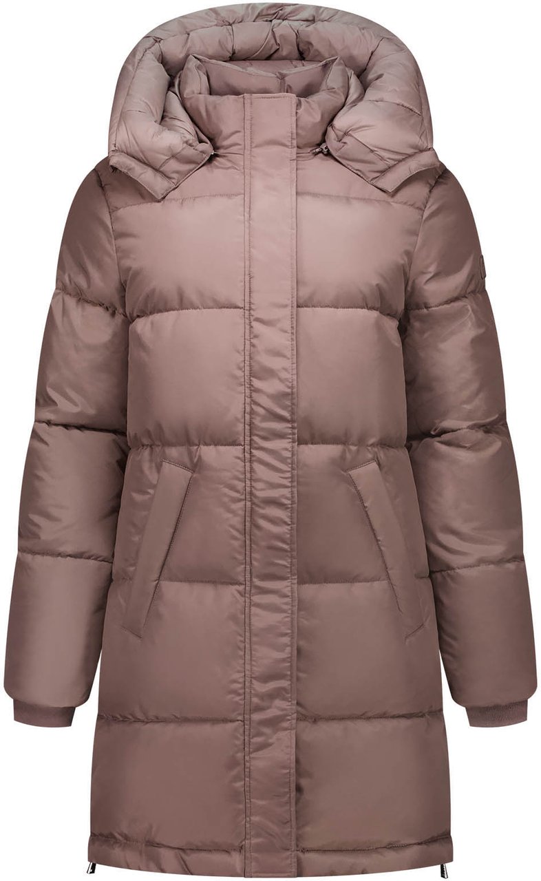 Malelions Malelions Women Mid Length Puffer Jacket Taupe