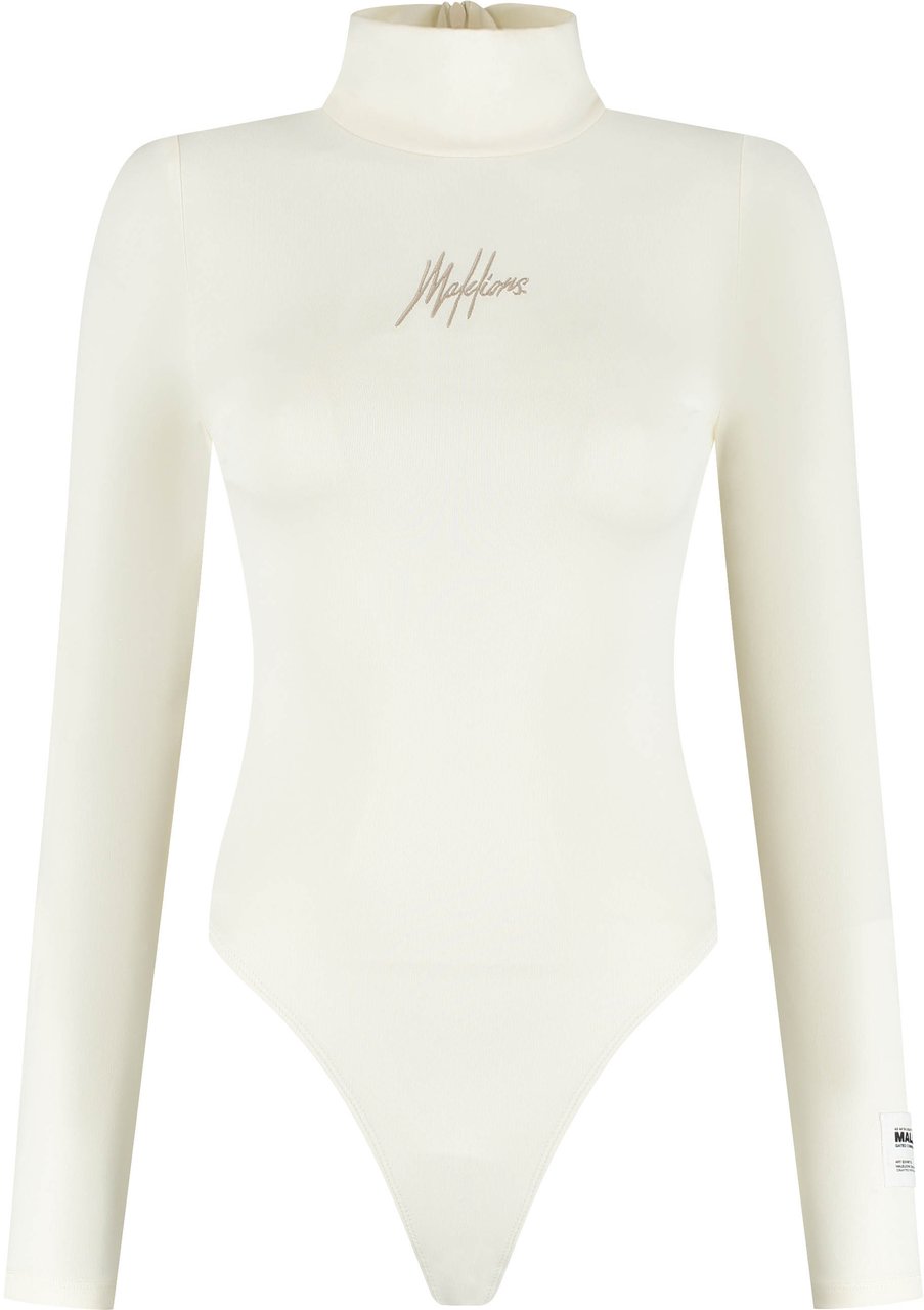 Malelions Malelions Women Label Bodysuit Wit