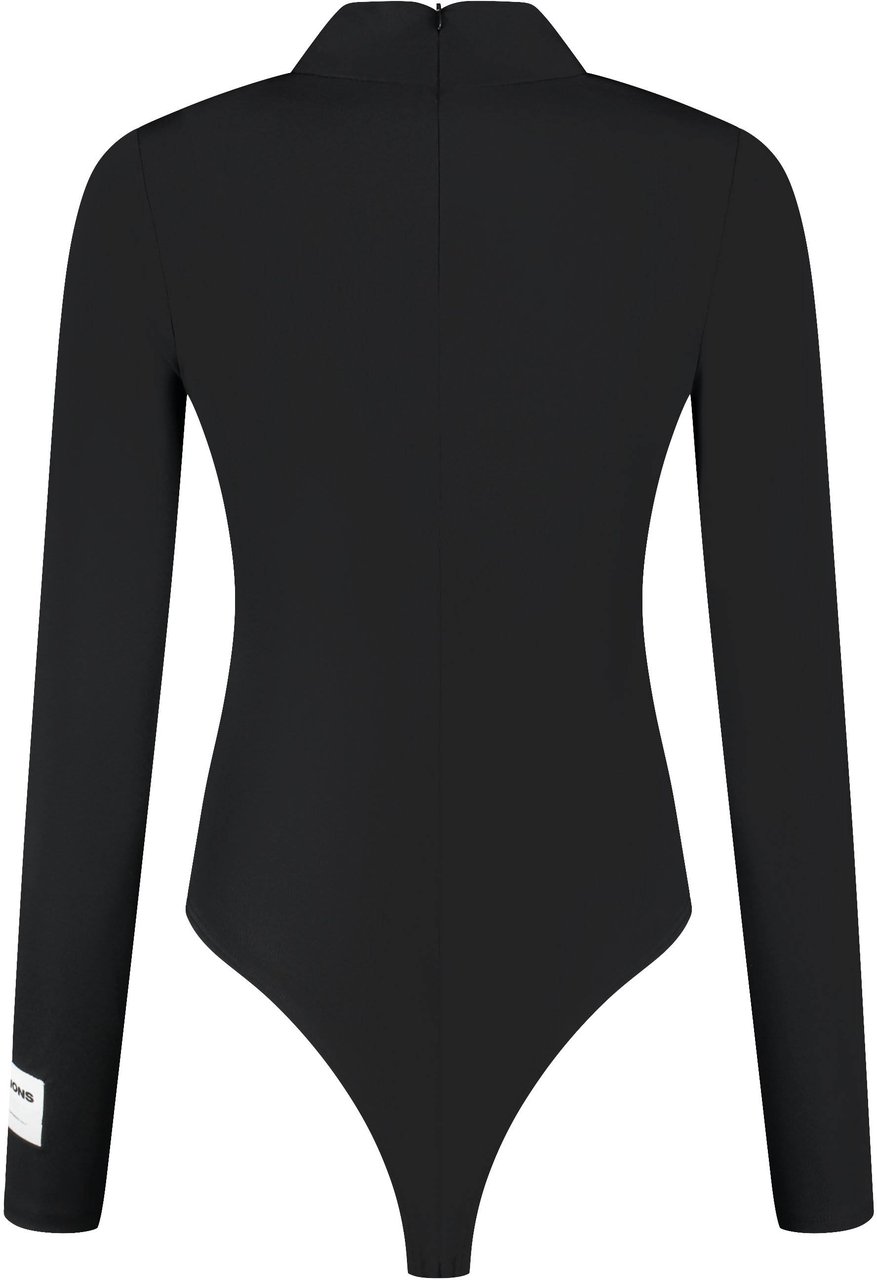 Malelions Malelions Women Label Bodysuit Zwart