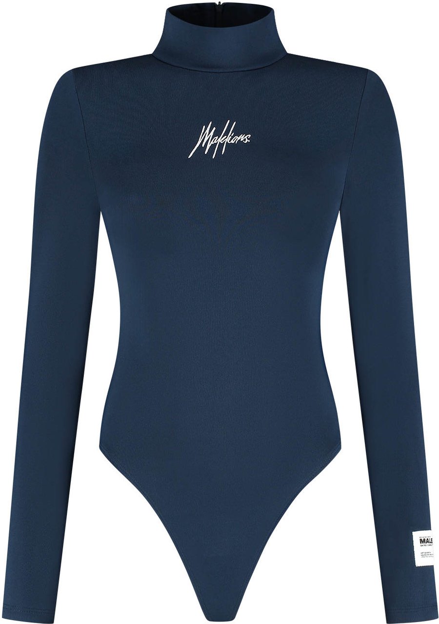 Malelions Malelions Women Label Bodysuit Blauw