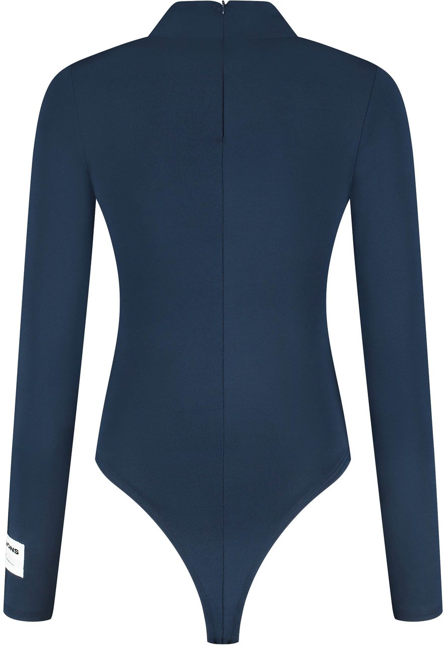 Malelions Malelions Women Label Bodysuit Blauw