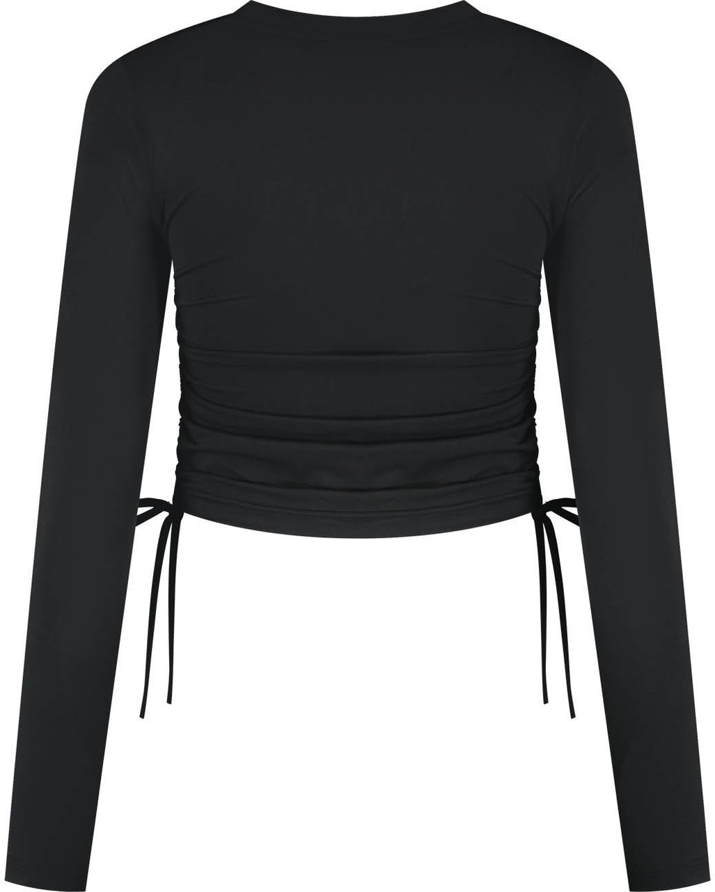 Malelions Malelions Women Drawcord Longsleeve Top Zwart