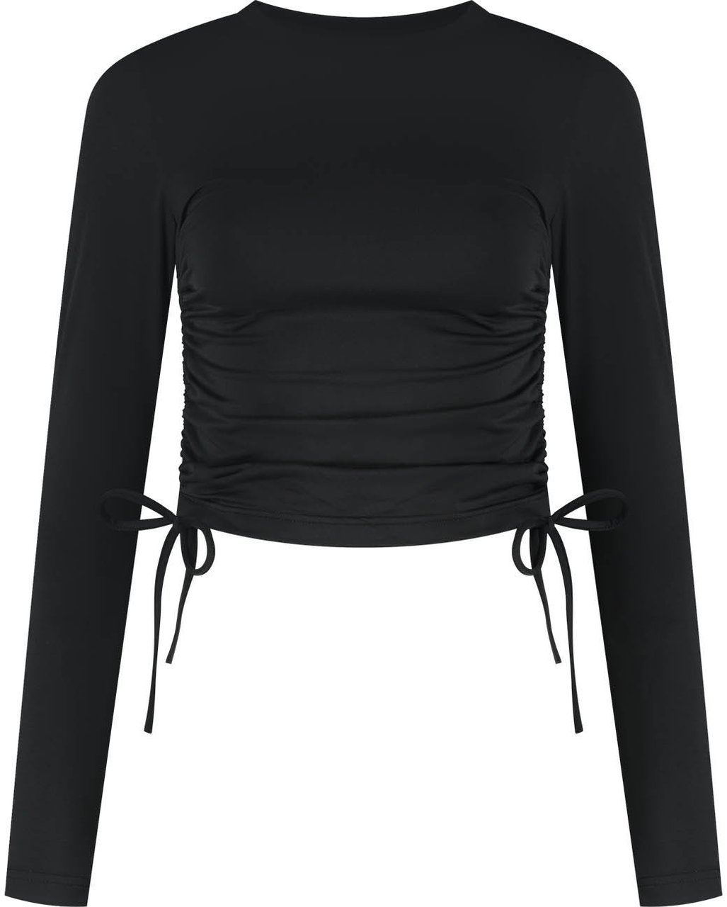 Malelions Malelions Women Drawcord Longsleeve Top Zwart