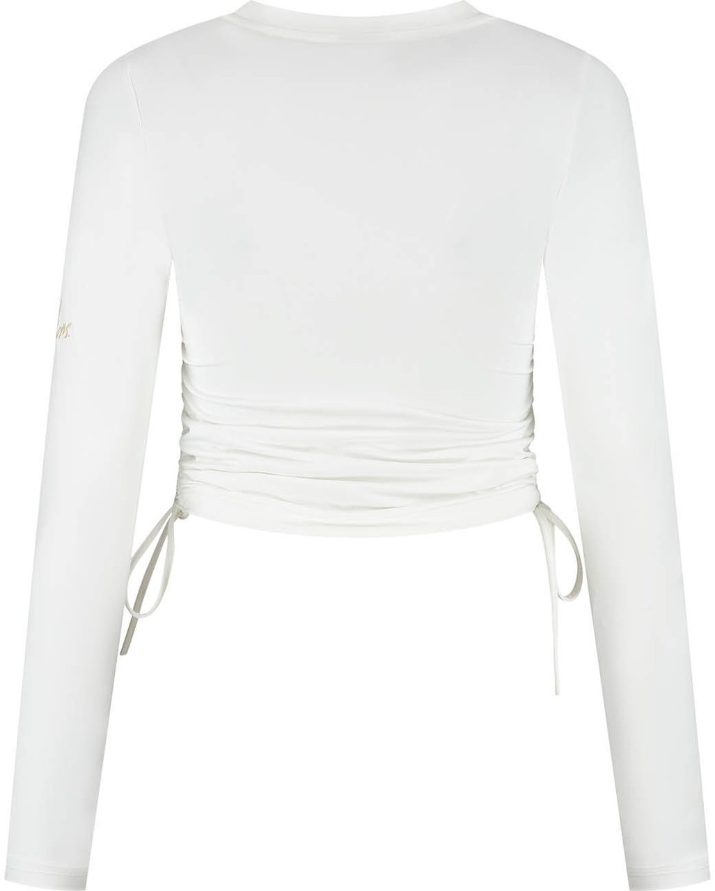 Malelions Malelions Women Drawcord Longsleeve Top Wit