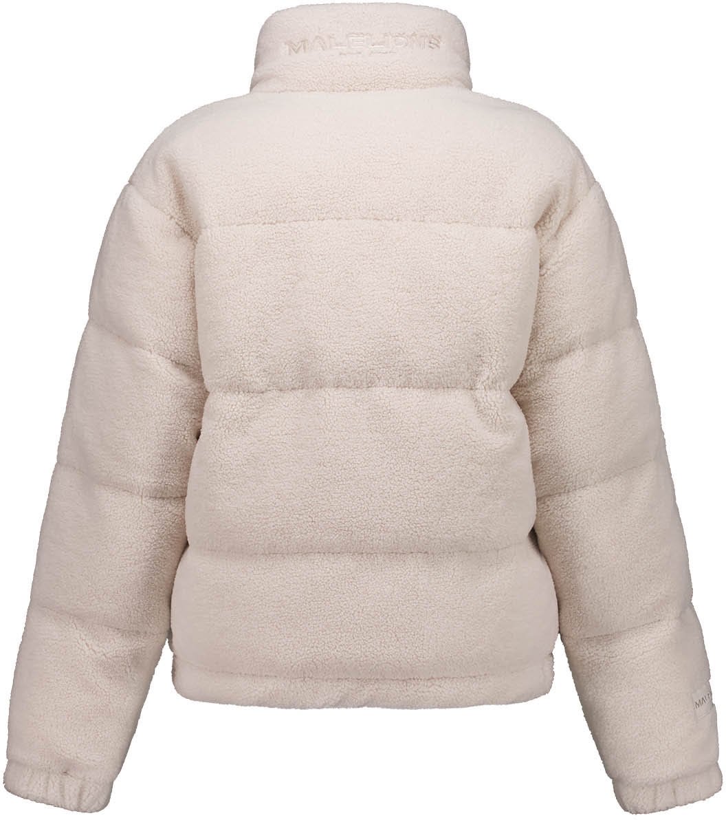 Malelions Malelions Women Signature Sherpa Puffer Jacket Beige