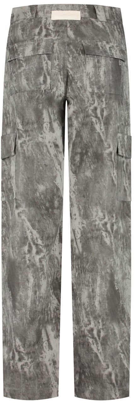 Malelions Malelions Women Straight Leg Camouflage Pants Grijs