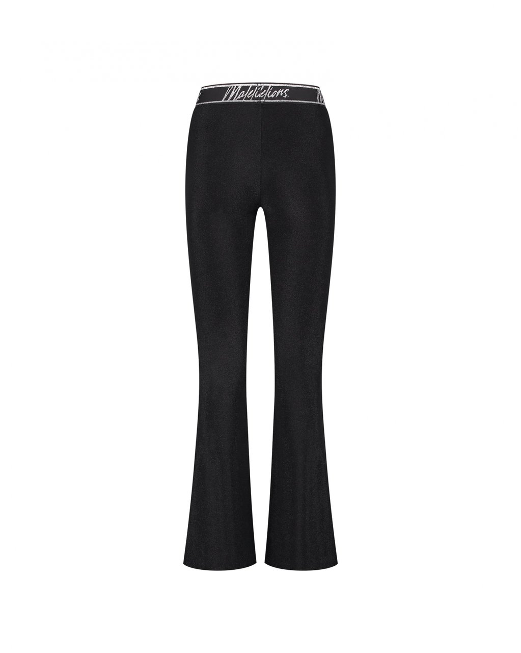 Malelions Malelions Women Sparkling Flared Pants Zwart