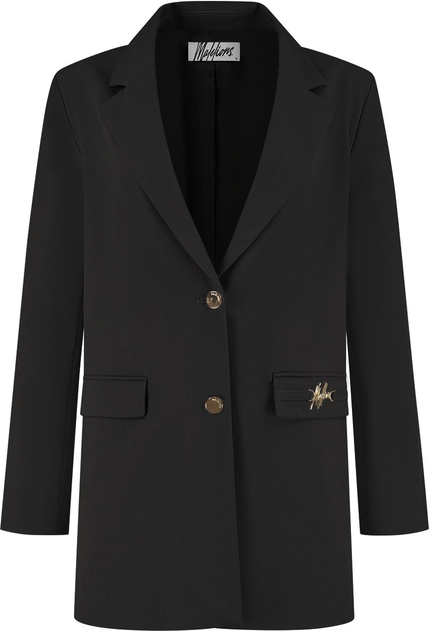 Malelions Malelions Women Gallery Oversized Blazer Zwart