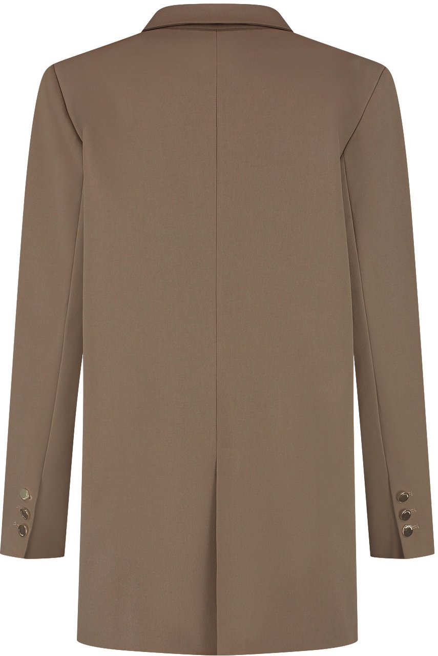 Malelions Malelions Women Gallery Oversized Blazer Taupe