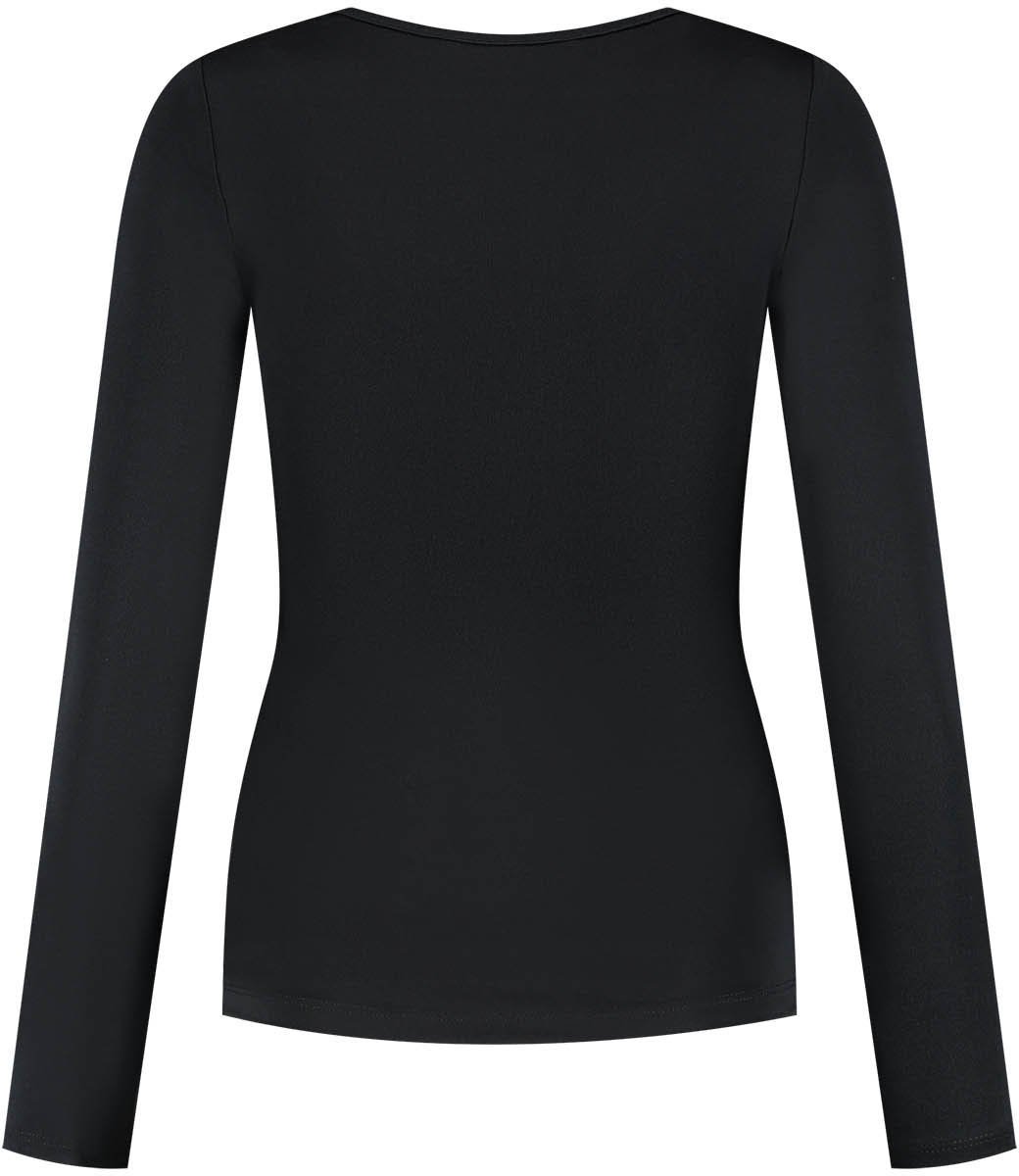Malelions Malelions Women V-Neck Top Zwart