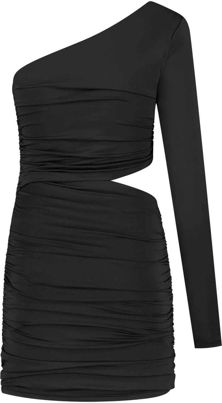 Malelions Malelions Women Cut-Out Dress Zwart