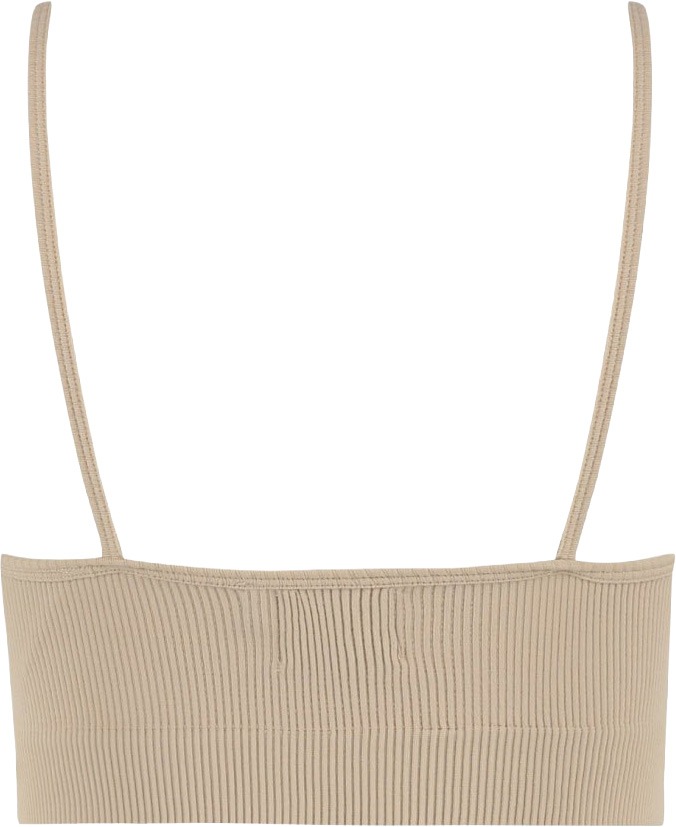 Malelions Malelions Women Ivy Rib Top Taupe