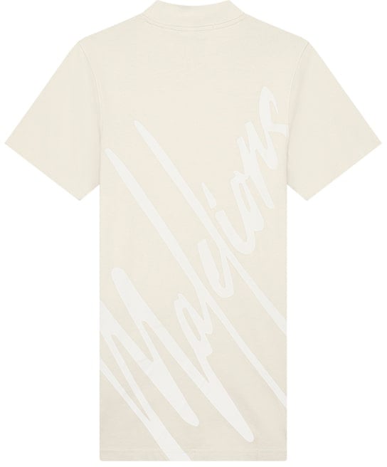 Malelions Malelions Women Firma T-Shirt Dress Beige