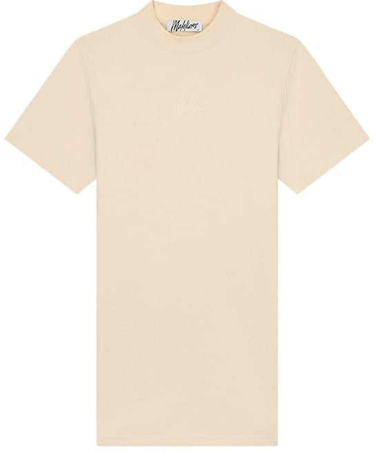Malelions Malelions Women Firma T-Shirt Dress Beige