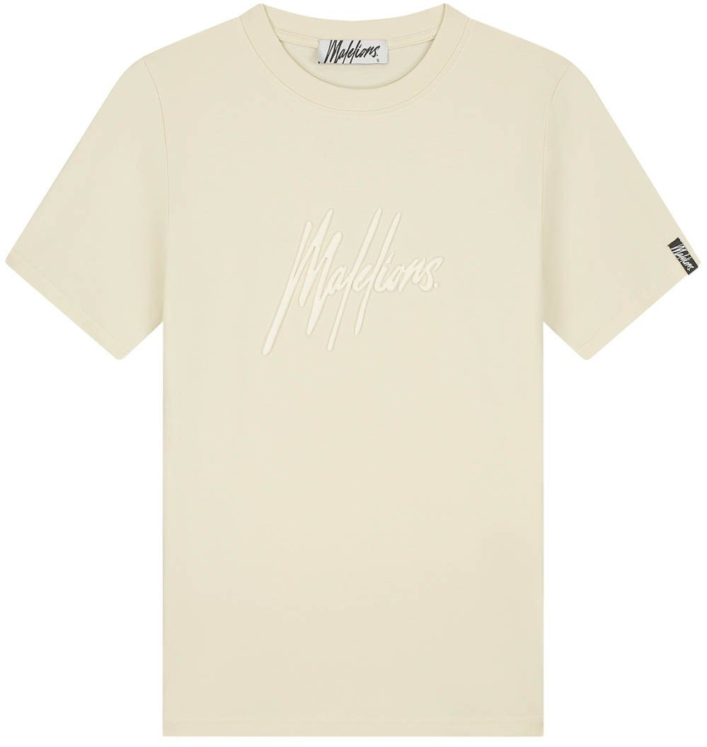 Malelions Malelions Women Essentials T-Shirt Beige