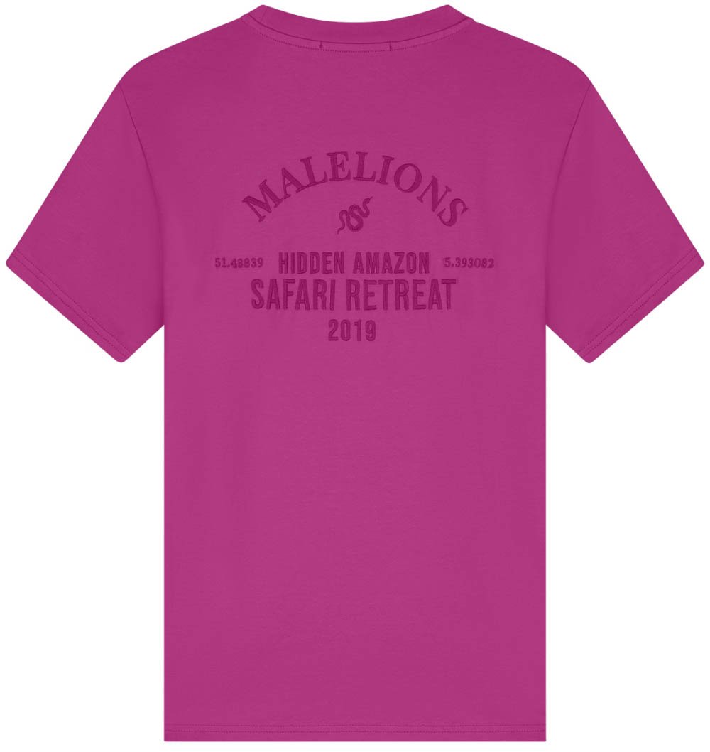 Malelions Malelions Women Hidden Amazon T-Shirt Roze