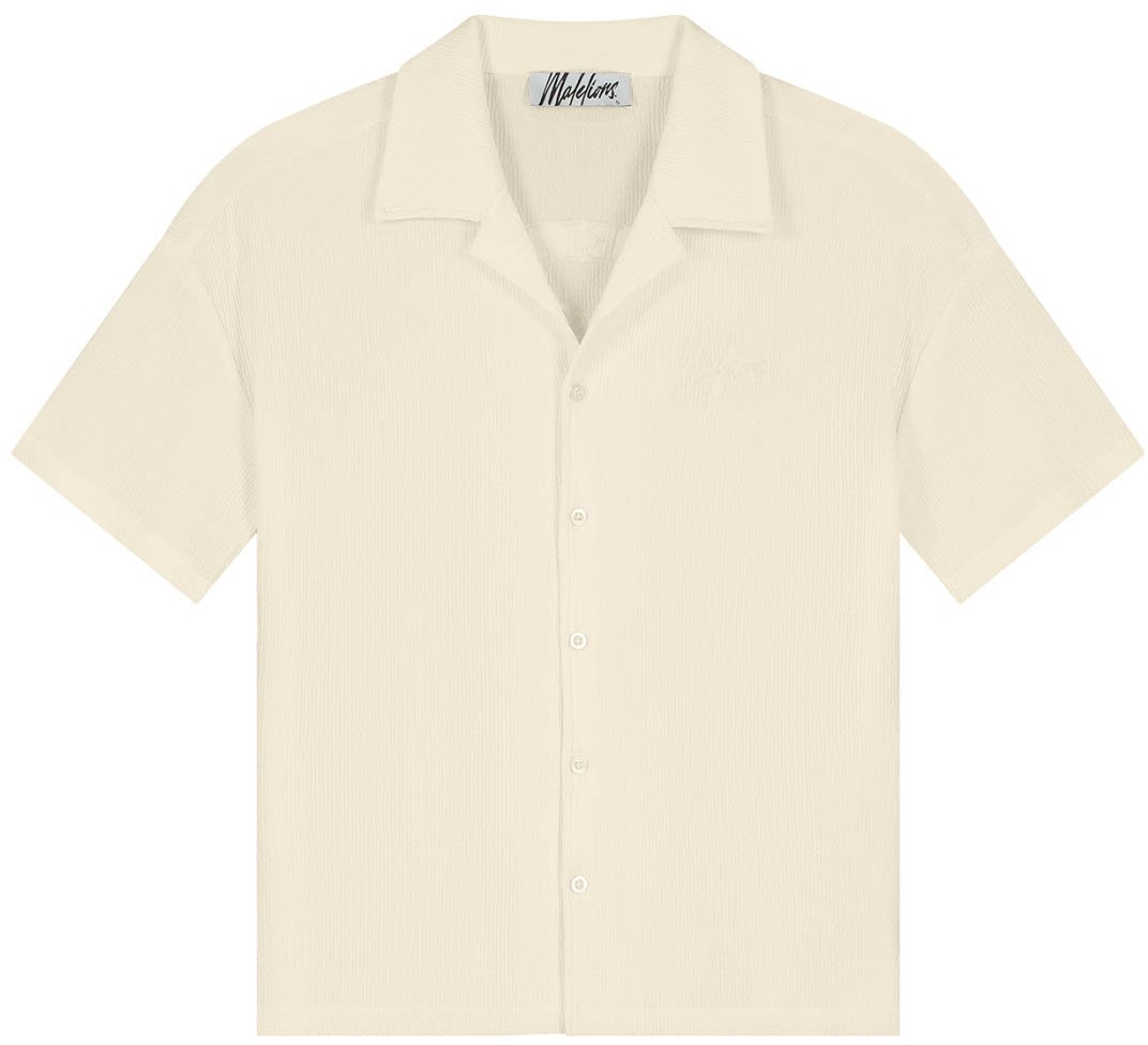 Malelions Malelions Women Seersucker Shirt Wit