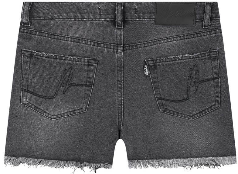 Malelions Malelions Women Denim Shorts Grijs