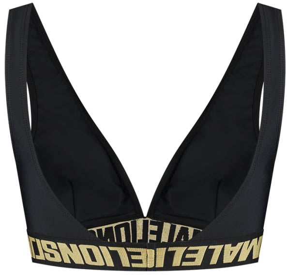 Malelions Malelions Women Venetian Bikini Top Zwart