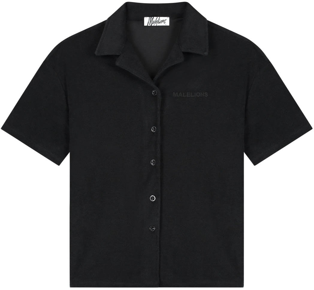Malelions Malelions Women Limited Towelling Shirt Zwart