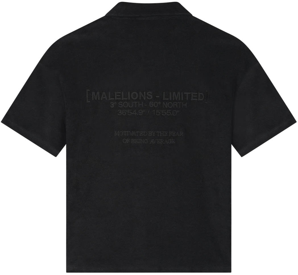 Malelions Malelions Women Limited Towelling Shirt Zwart
