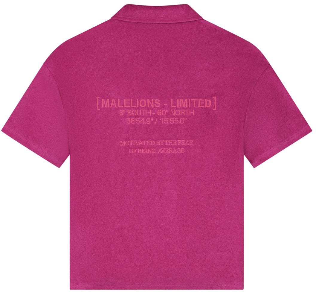 Malelions Malelions Women Limited Towelling Shirt Roze