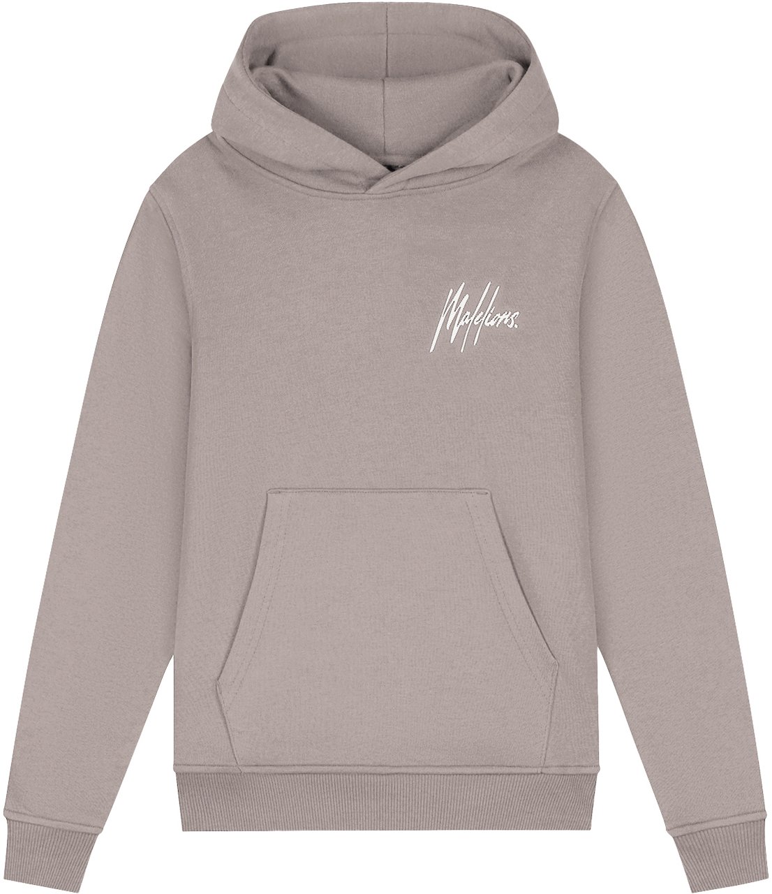 Malelions Malelions Junior Striped Signature Hoodie Grijs