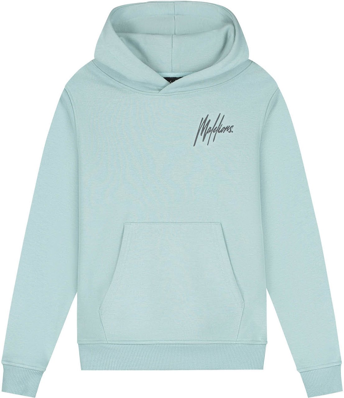 Malelions Malelions Junior Striped Signature Hoodie Grijs