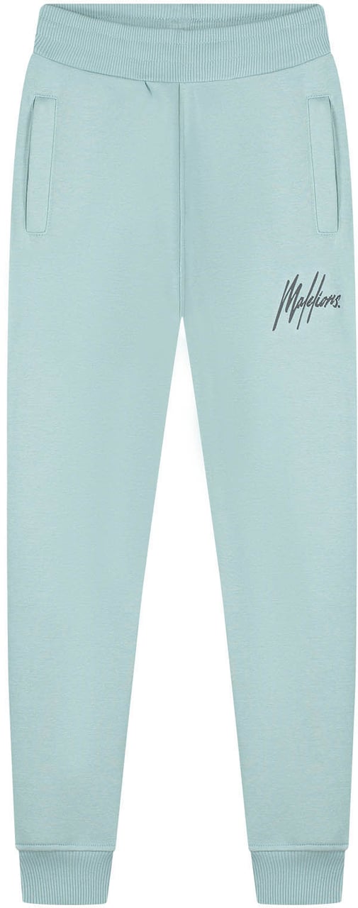 Malelions Malelions Junior Striped Signature Sweatpants Grijs