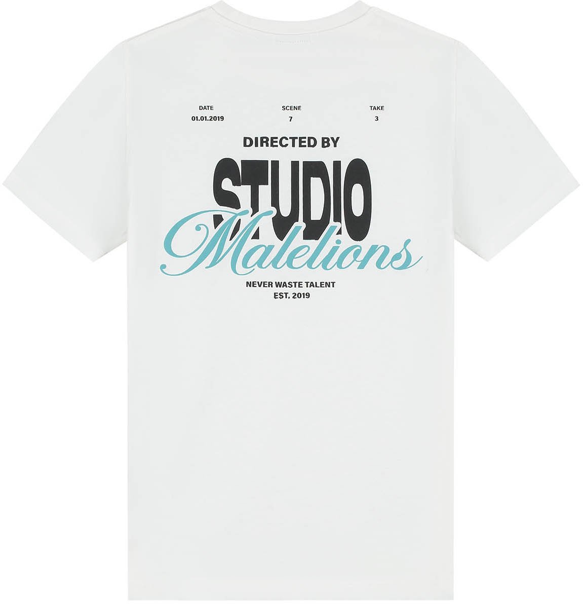 Malelions Malelions Junior Studio T-Shirt Wit