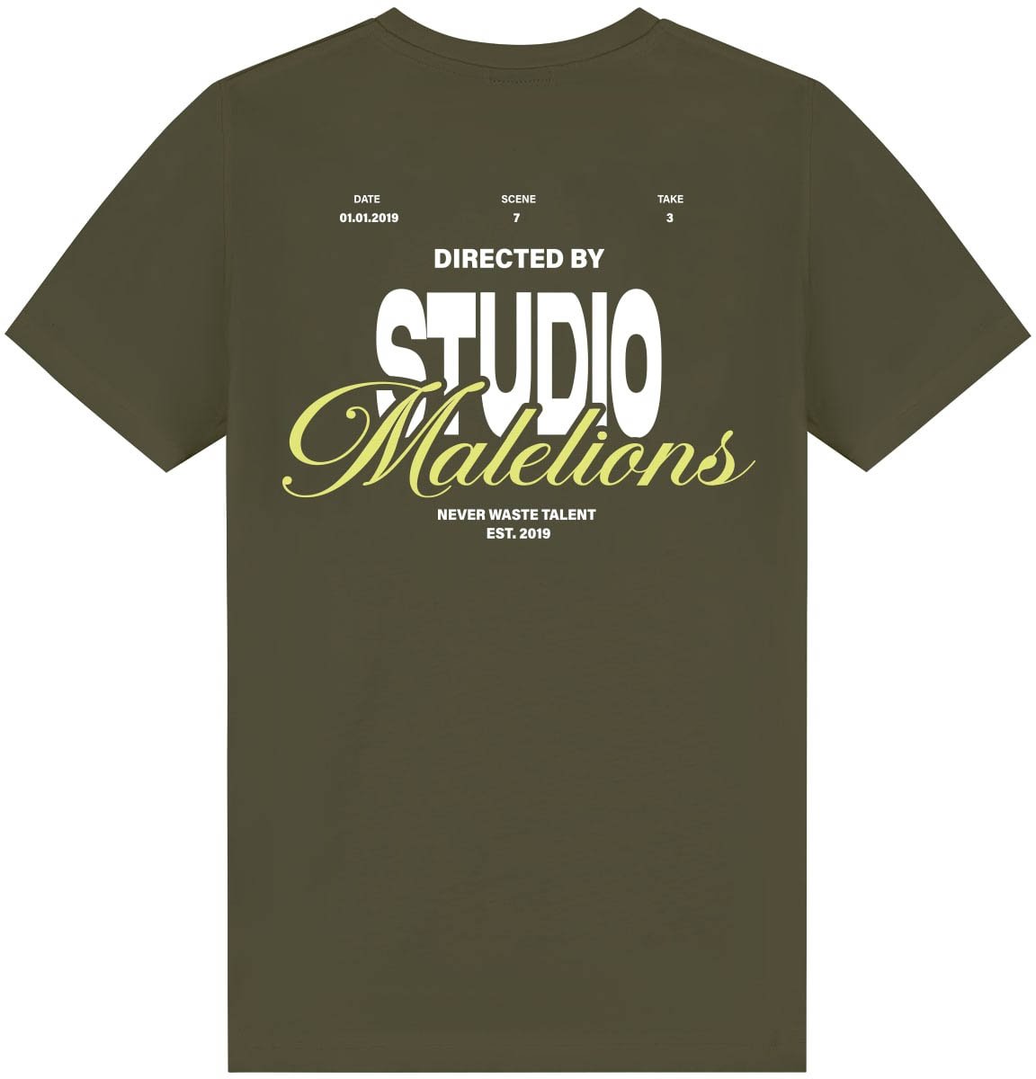 Malelions Malelions Junior Studio T-Shirt Wit
