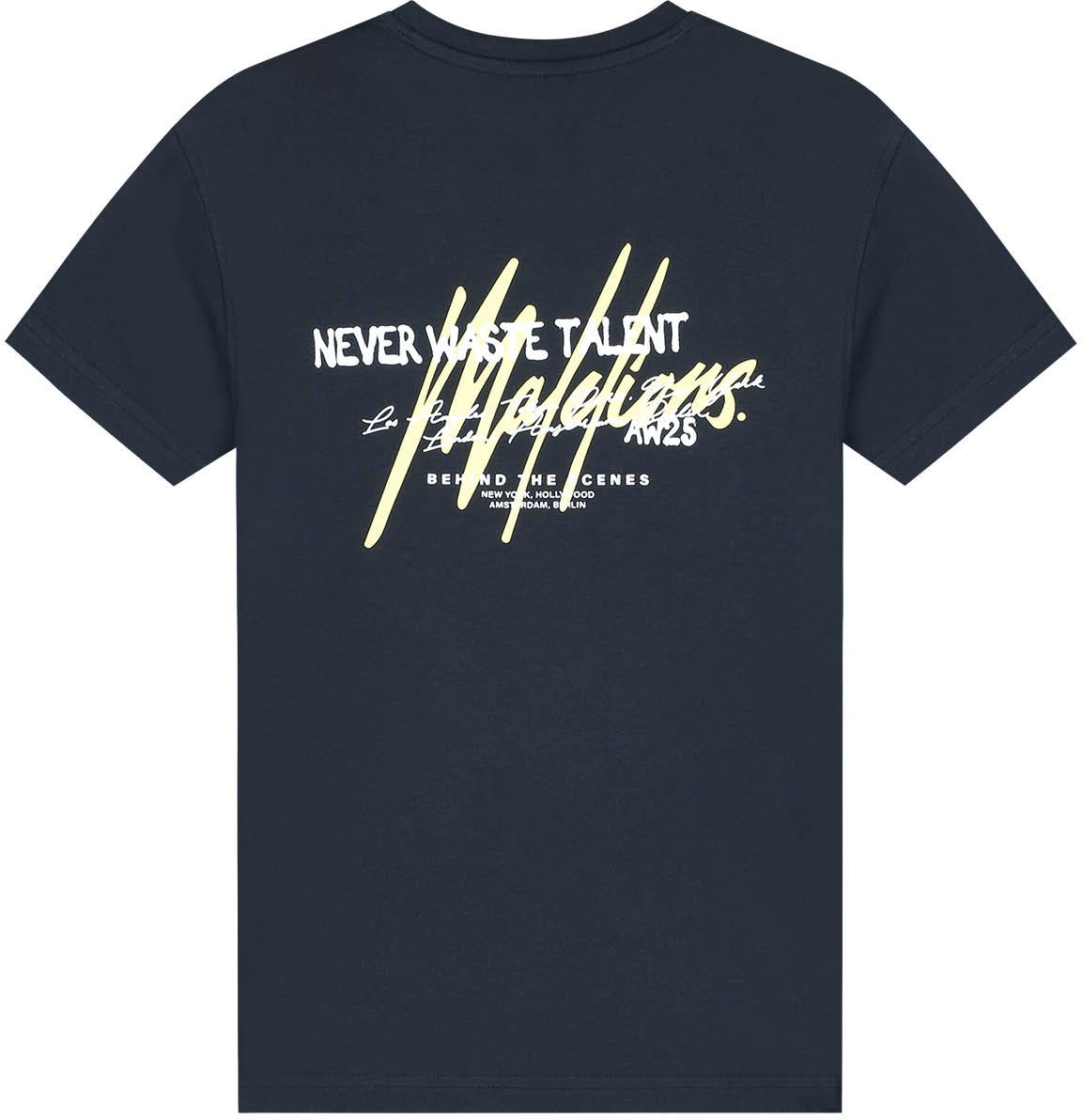 Malelions Malelions Junior Talent T-Shirt Blauw