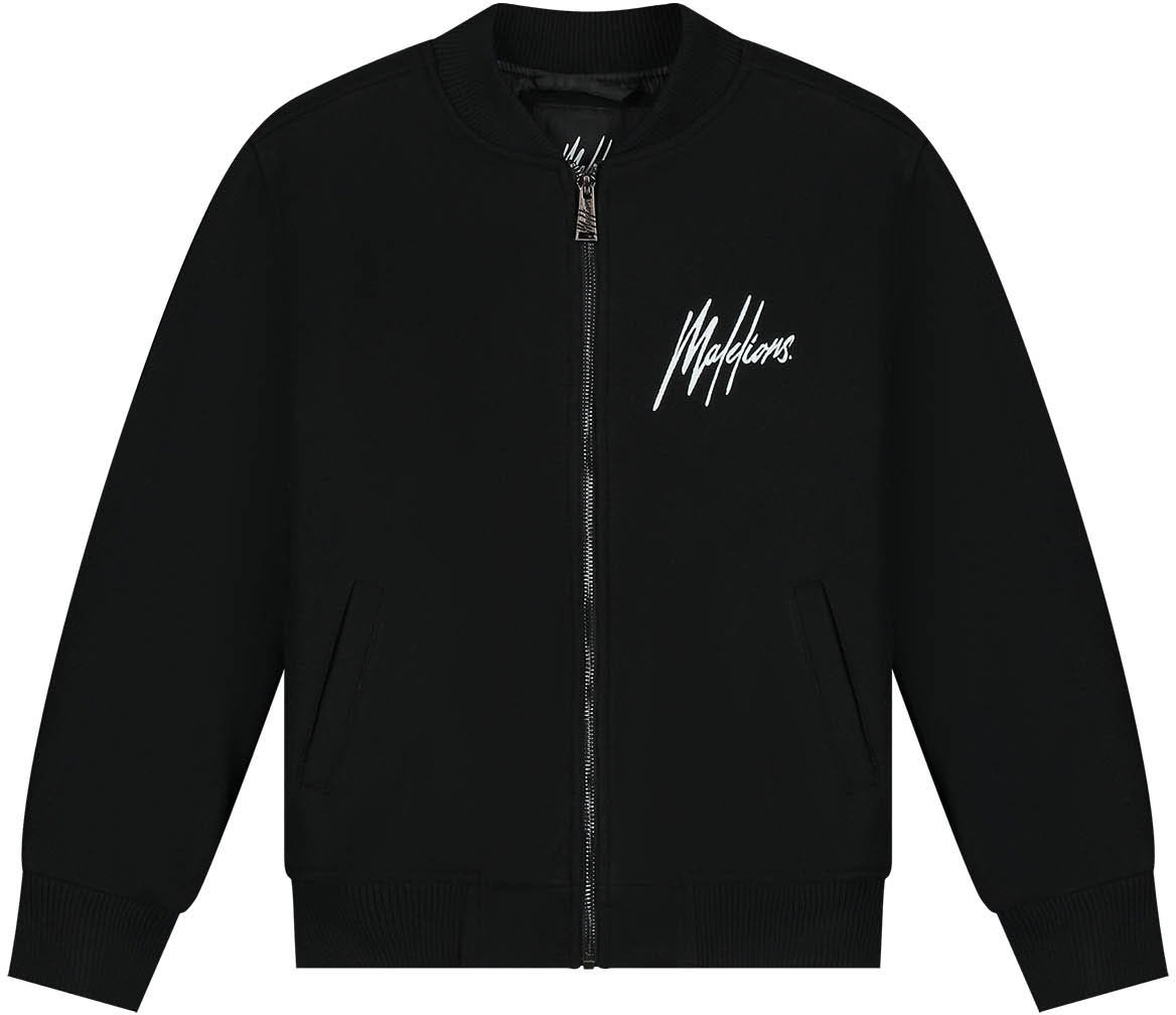 Malelions Malelions Junior Clean Varsity Jacket Zwart