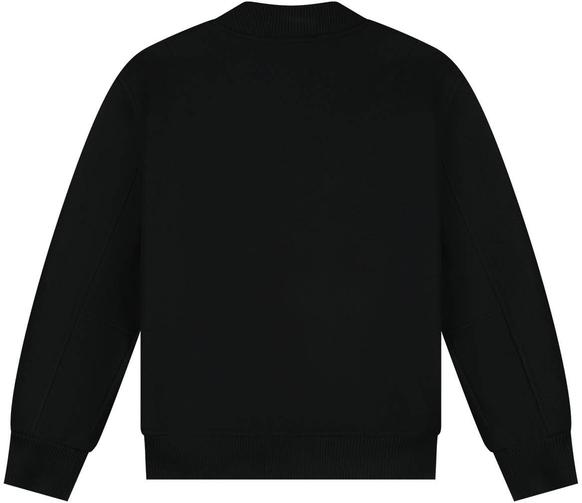 Malelions Malelions Junior Clean Varsity Jacket Zwart