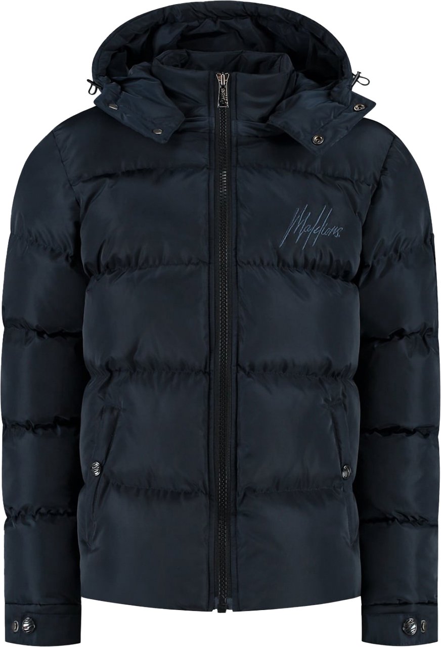 Malelions Malelions Junior Patch Puffer Jacket Blauw