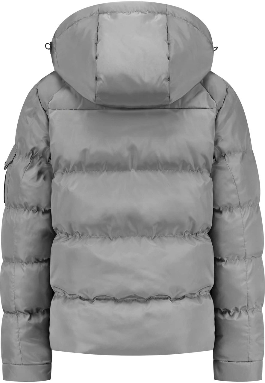 Malelions Malelions Junior Patch Puffer Jacket Grijs