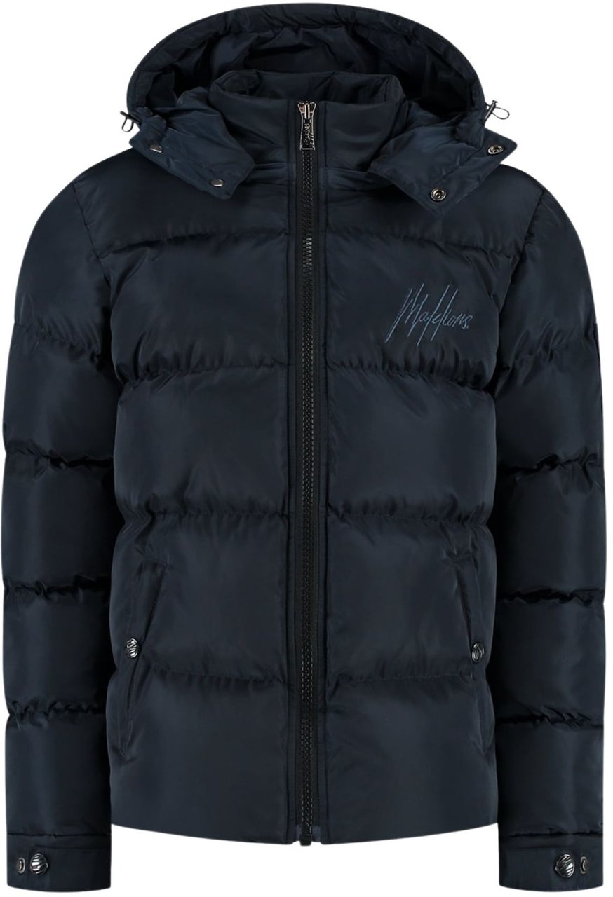 Malelions Malelions Junior Patch Puffer Jacket Blauw