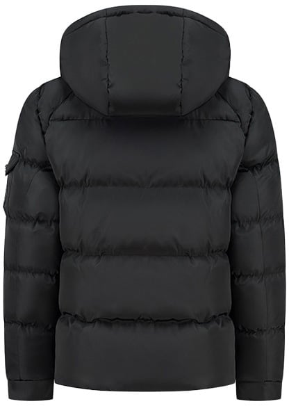 Malelions Malelions Junior Patch Puffer Jacket Zwart
