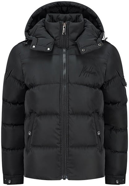 Malelions Malelions Junior Patch Puffer Jacket Zwart
