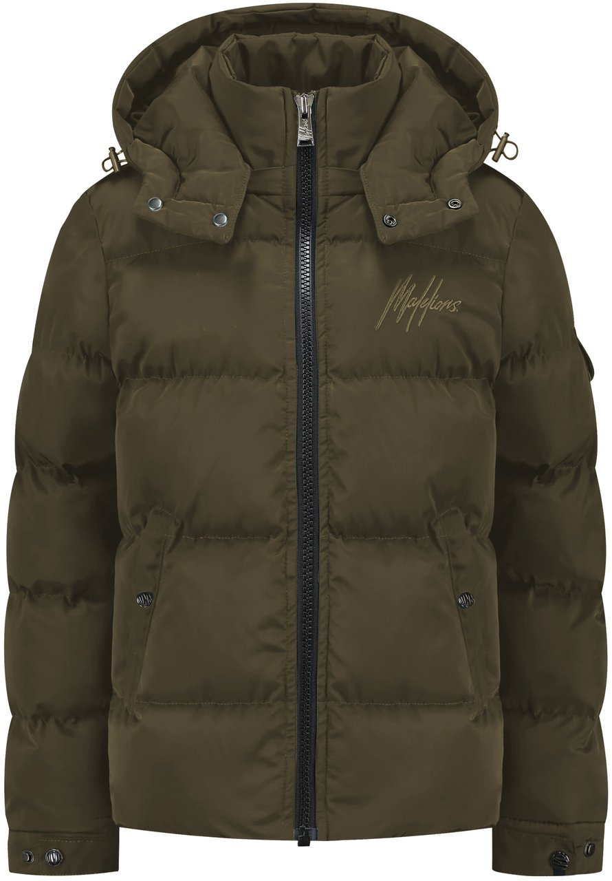 Malelions Malelions Junior Patch Puffer Jacket Groen