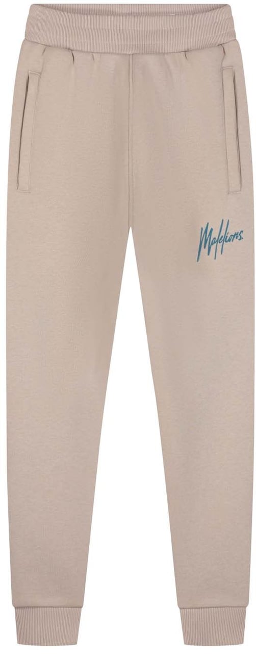 Malelions Malelions Junior Striped Signature Sweatpants Taupe